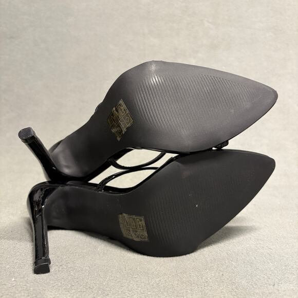 SUPERDOWN‎ Sofia Heel in Black Size 7 Strappy Pointed Toe Bed - Picture 8 of 11